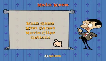 Mr Bean's Wacky World screen shot title